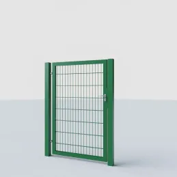 Gartenpforte Höhe 120 cm, Doppelstabmatten – RAL 6005 grün
