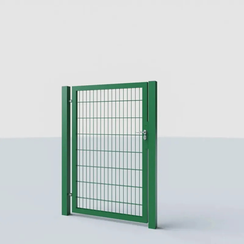 Gartenpforte Höhe 160 cm, Doppelstabmatten – RAL 6005 grün