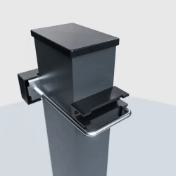 Zaunpfosten mit U-Bügel