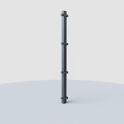 Zaunpfosten mit U-Bügel