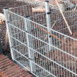 Zaunpfosten mit U-Bügel