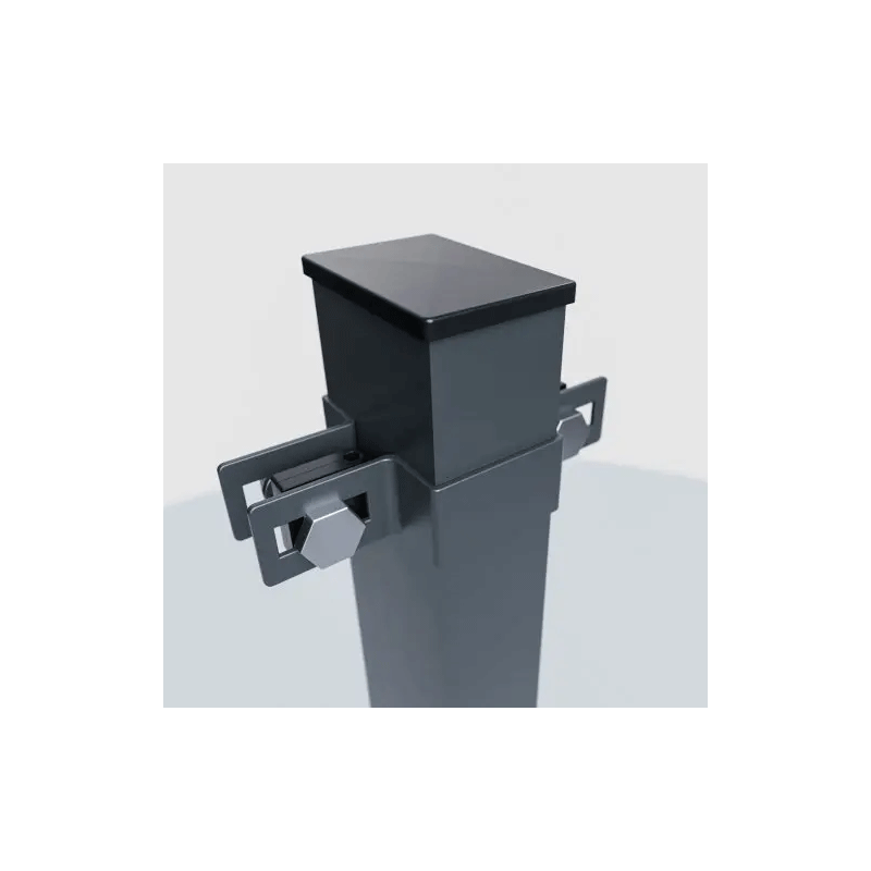 Zaunpfosten mit Schelle