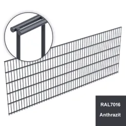Doppelstabmatten 6/5/6 830 mm anthrazit (RAL 7016)