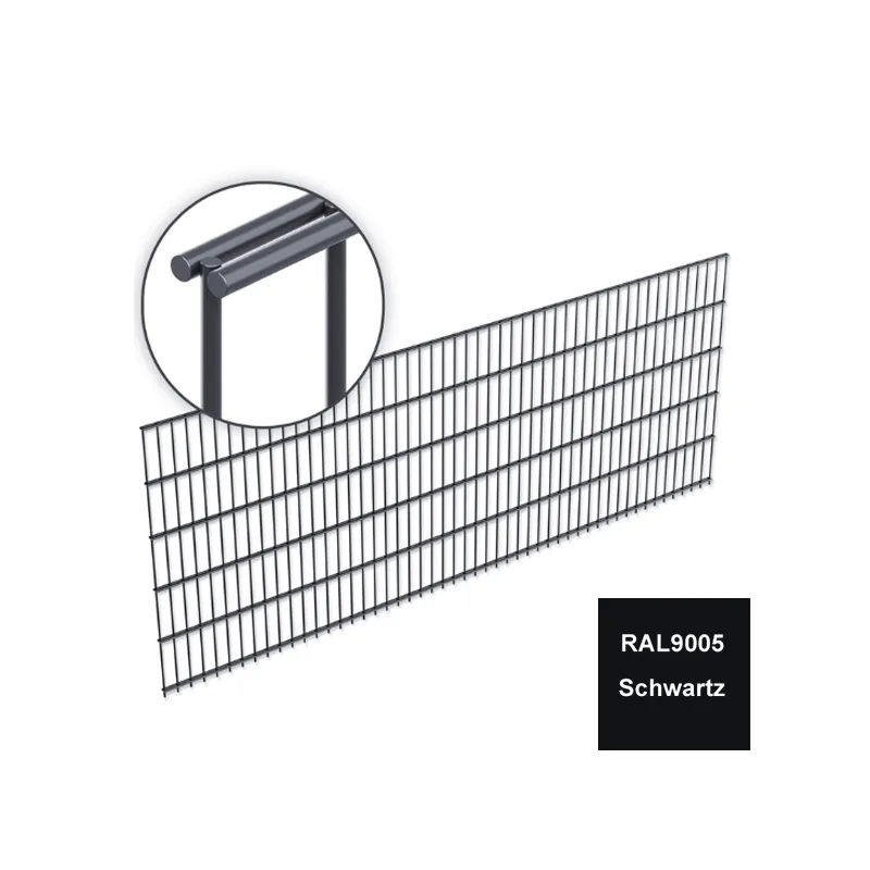 Doppelstabmatten 6/5/6 2030 mm anthrazit (RAL 7016) – Ansicht 3