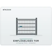 Gartenpforten aus Doppelstabmatten – Höhen 100–200 cm | MTN Zaun