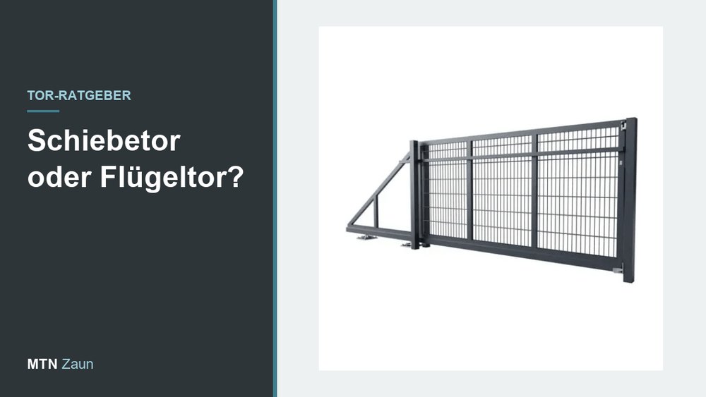 Schiebetor oder Flügeltor – welches Tor passt zu Ihrer Einfahrt?